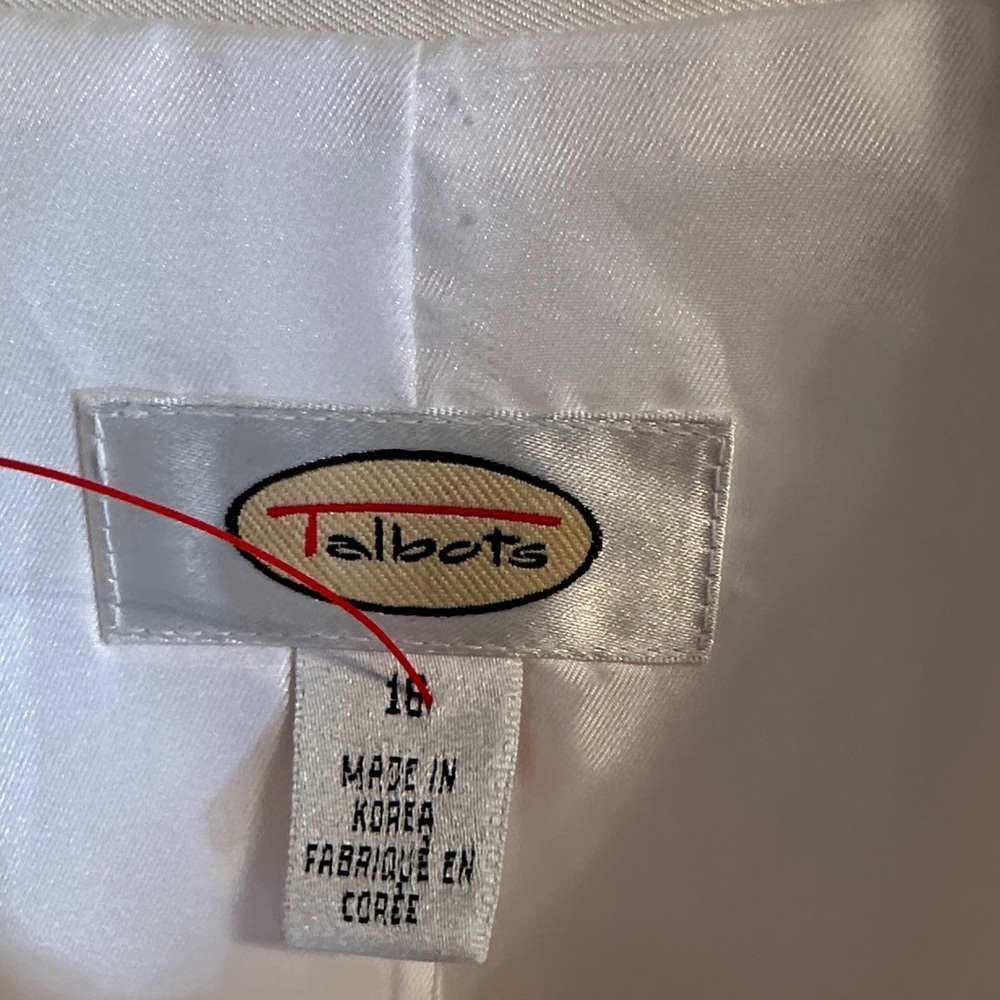 Talbots‎ Cream Utility suit - Picture 2 of 11
